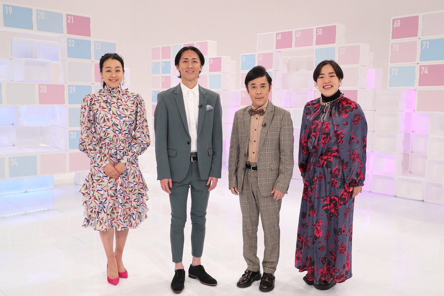 （左から）浅田真央、ナインティナイン、ゆりやんレトリィバァ。(c)関西テレビ