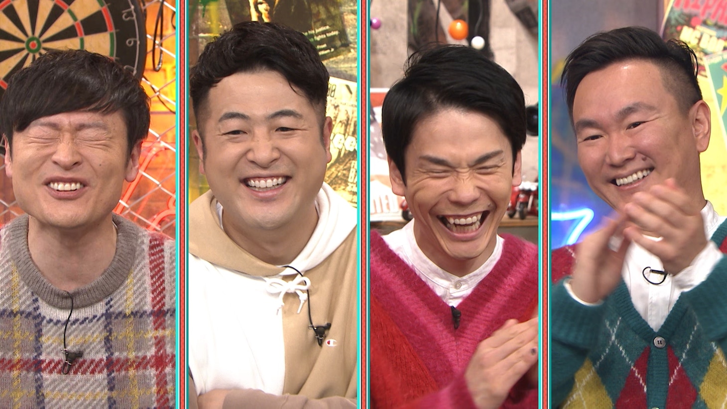 「わぎゅいたちの笑オーダー」に出演する和牛とかまいたち。