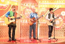 （左から）神山智洋、お見送り芸人しんいち、濱田崇裕。(c)TBS