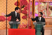 平成ノブシコブシ吉村と明石家さんま。 (c)TBS