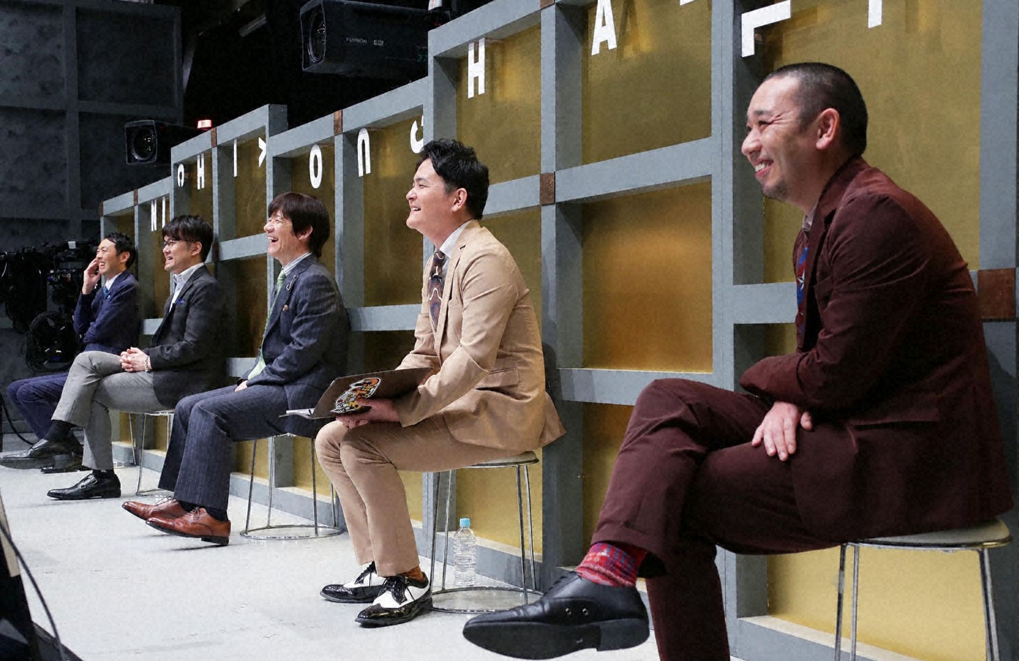 アンガールズ田中、土田晃之、内村光良、千鳥。