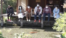 （左から）有吉弘行、井森美幸、浜口京子、ビビる大木、ブラックマヨネーズ小杉、生野陽子アナ。