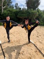 オードリー春日とフワちゃん。