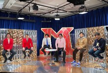 左からモダンタイムス、マヂカルラブリー、アルコ＆ピース。