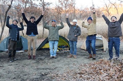 左からうしろシティ阿諏訪、スパローズ大和、バイきんぐ西村、ヒロシ、ベアーズ島田キャンプ、ウエストランド河本。