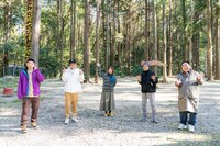 左から今野浩喜、おぎやはぎ小木、大久保佳代子、おぎやはぎ矢作、ドランクドラゴン塚地。