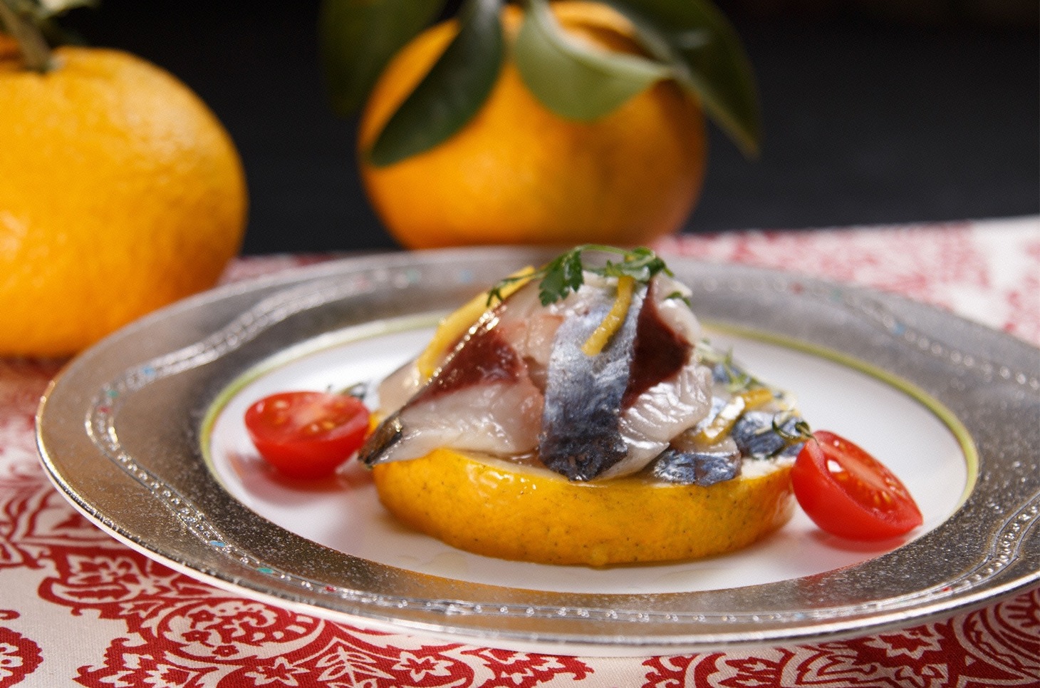 唐津Qサバを使った料理。(c)日本テレビ