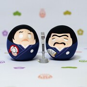 オンライン受注販売される笑コロだるま。