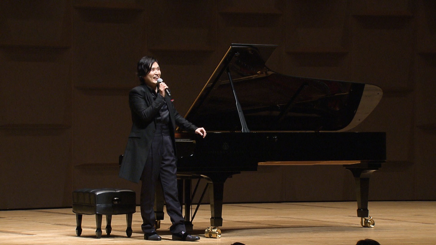 清塚信也のコンサートの様子。
