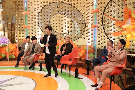 (左から)博多華丸・大吉、フットボールアワー、千鳥。