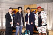 「スーパースニーカーピーポー ～Super Sneaker People～」#1に出演する（左から）レイザーラモンRG、山下健二郎、佐藤隆太、マテンロウ・アントニー。