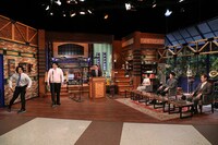 （左から）マヂカルラブリー、サバンナ高橋、高嶋ちさ子、長嶋一茂、石原良純。