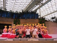 スパリゾートハワイアンズにて。(c)tbc東北放送