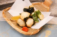 ぐんまとろりんを使った磯部揚げ。(c)日本テレビ