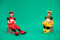 左から東未結、石坂大志。(c)読売テレビ