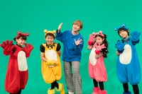 「4匹のクツガエル 子供による元子供のための番組」の出演者たち。(c)読売テレビ