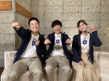 「夢の幸せ生活向上隊」MCの和牛と増田紗織アナ（右）。(c)ABCテレビ