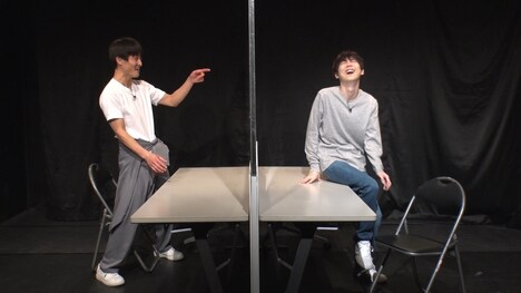 ジャルジャル福徳（左）と梶裕貴（右）。(c)テレビ朝日