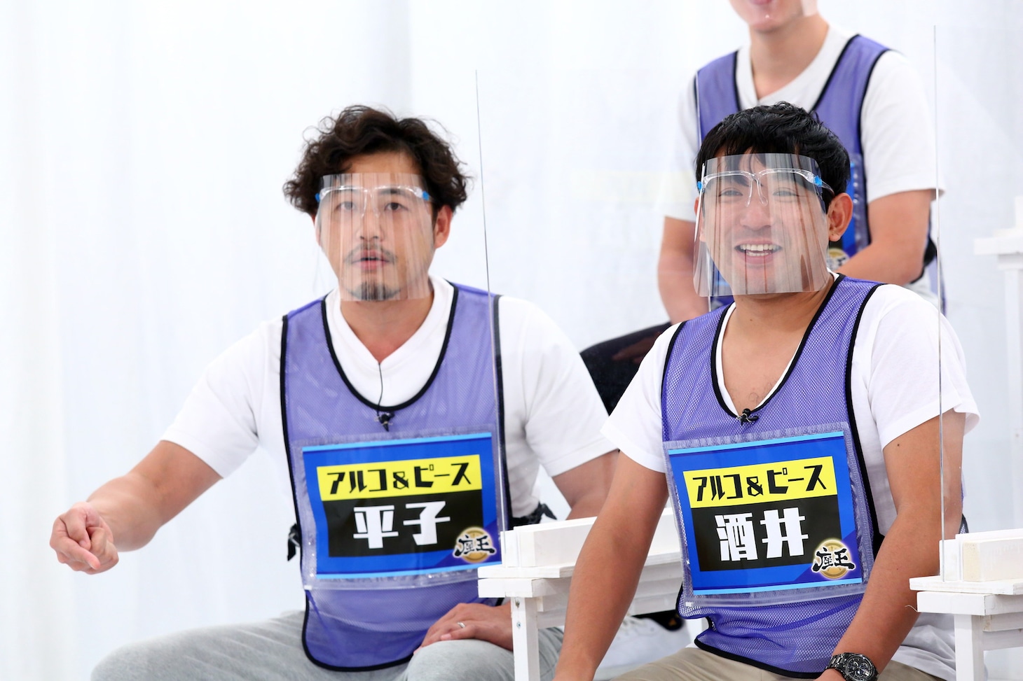 「千原ジュニアの座王」に出演するアルコ＆ピース。(c)関西テレビ