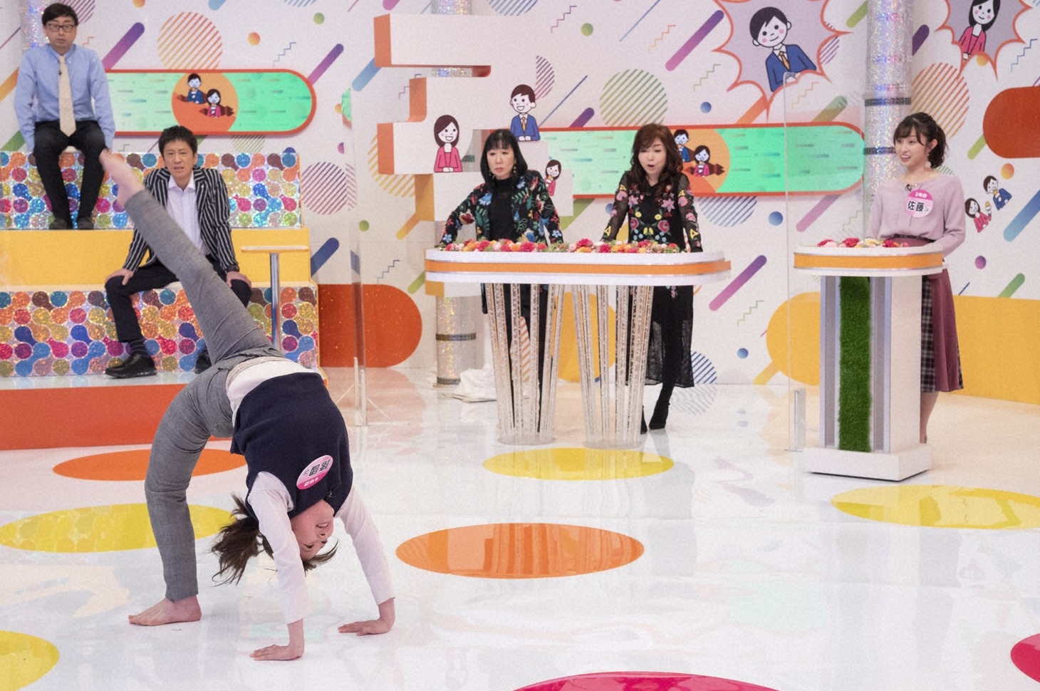 「ytvアナ全員集合！アナだらけスペシャル」のワンシーン。(c)読売テレビ