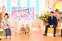 左から久本雅美、長嶋一茂。(c)日本テレビ