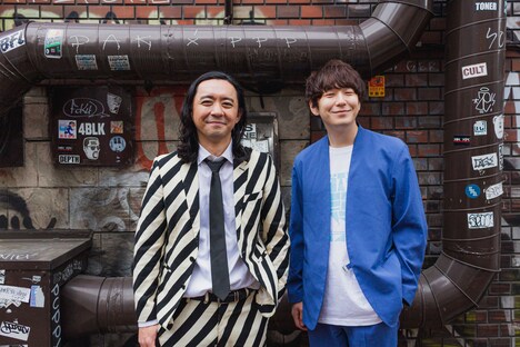 ダイヤモンド。左から野澤、小野。