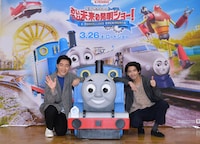 ジャルジャル後藤（左）と賀来賢人（右）。