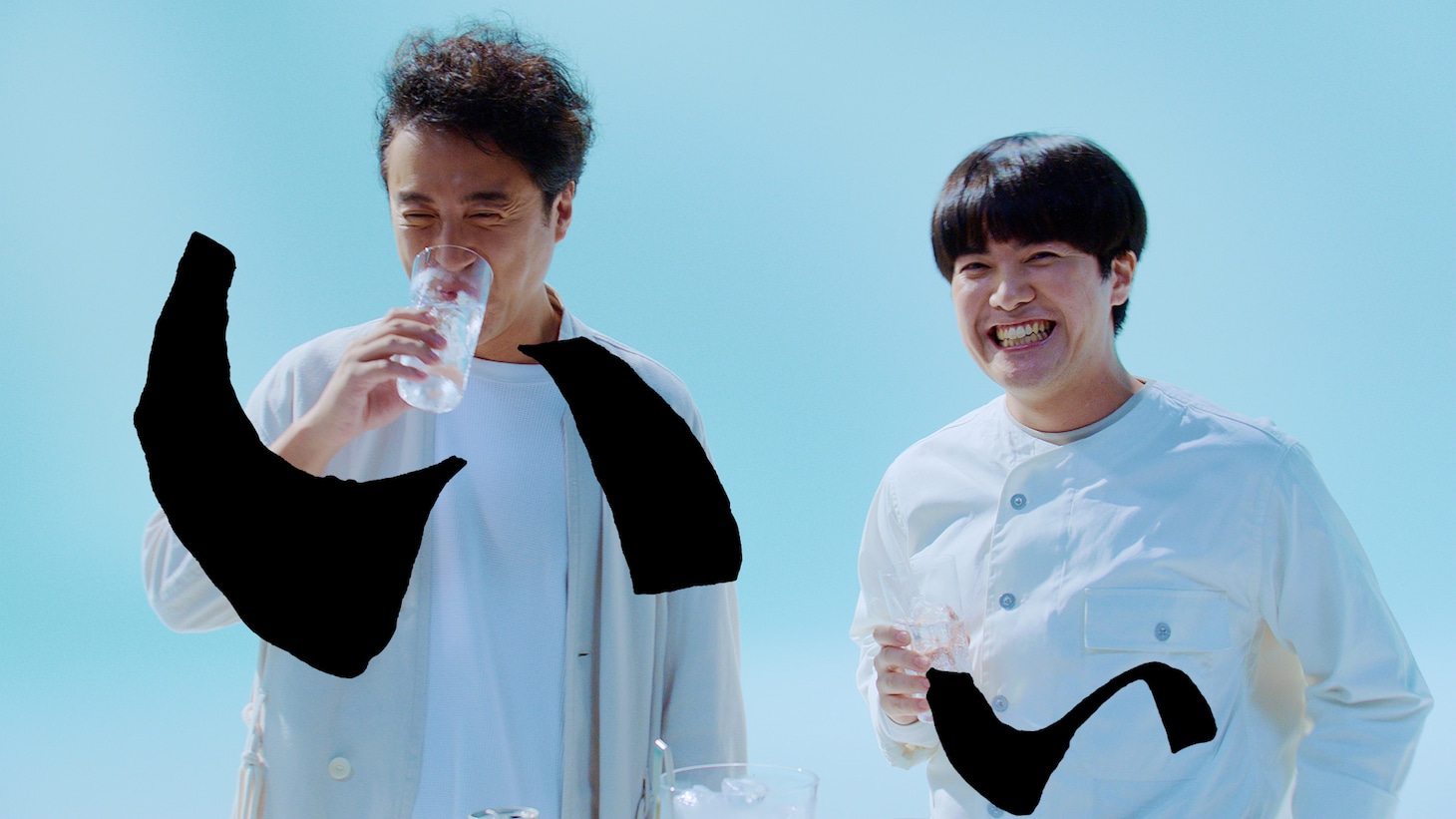 CM「いい仲間と」編より。