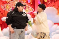 渡辺直美と友近。(c)フジテレビ