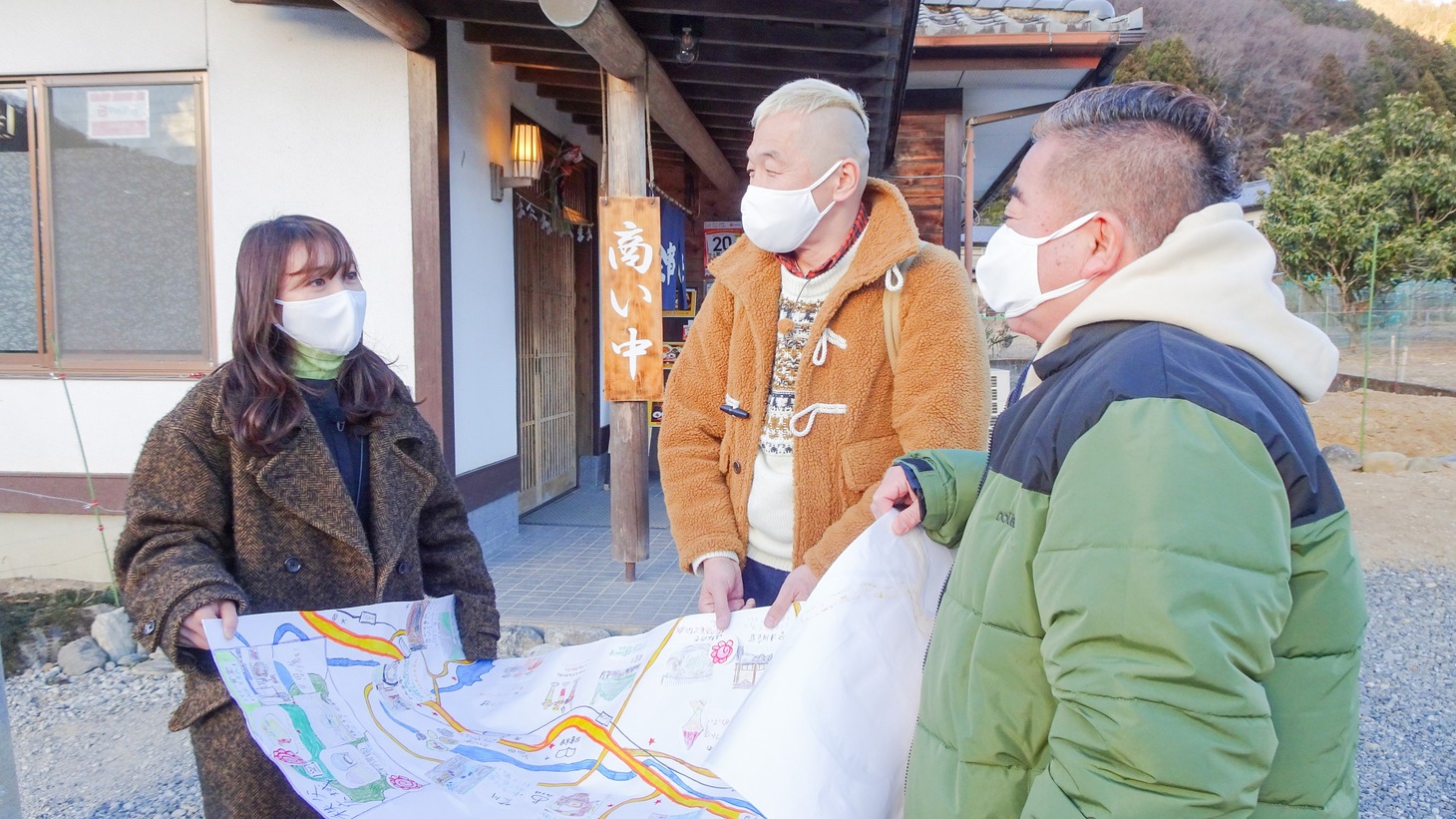 「僕らの地図でつながり旅」のワンシーン。(c)メ～テレ