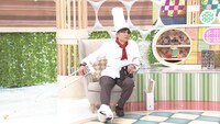 アインシュタイン河井扮する「あげあし取りすぎるコック」。
