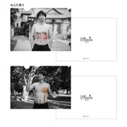 乳首アートクリアファイル