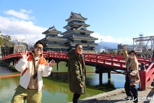 「有名人特製ナビで行く！宮川千鳥の極上冬休み」より。(c)テレビ信州