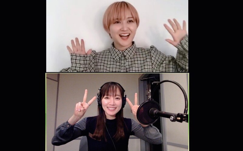 上からラランド・サーヤ、吉岡里帆。