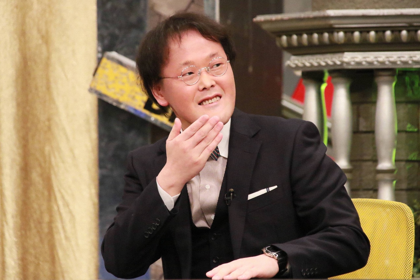 「全力！脱力タイムズ」に出演する、アインシュタイン稲田。(c)フジテレビ