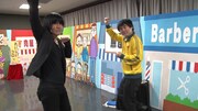 「ファストライク！」枠の「ランジャタイチャレンジ」で、
エア街ブラロケに挑むランジャタイ。(c)ABCテレビ