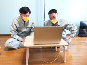 リモート取材に応じるザ・マミィ。