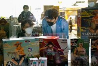 CM撮影中の様子。