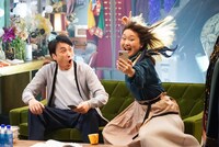 CM撮影中の様子。