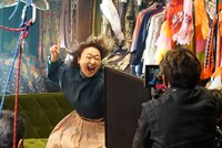 CM撮影中の様子。