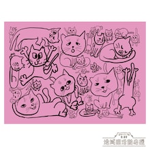 日本エレキテル連合が手がけた地域猫のイラスト。