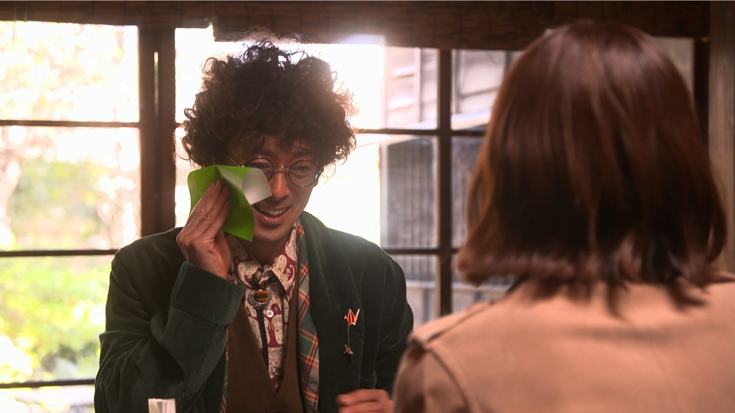 「オリガミの魔女と博士の四角い時間 スペシャル」のワンシーン。(c)NHK