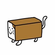 佐久間一行が描いた猫のイラスト。