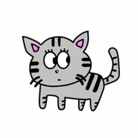 祇園・櫻井が描いた猫のイラスト。