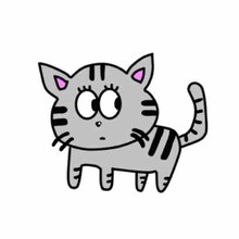 祇園・櫻井が描いた猫のイラスト。