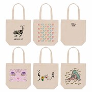 芸人猫アートグッズのトートバッグ。