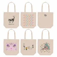 芸人猫アートグッズのトートバッグ。