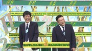 MCの麒麟・川島とアンタッチャブル山崎。(c)フジテレビ