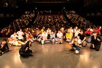 エンディングで撮影された集合写真。