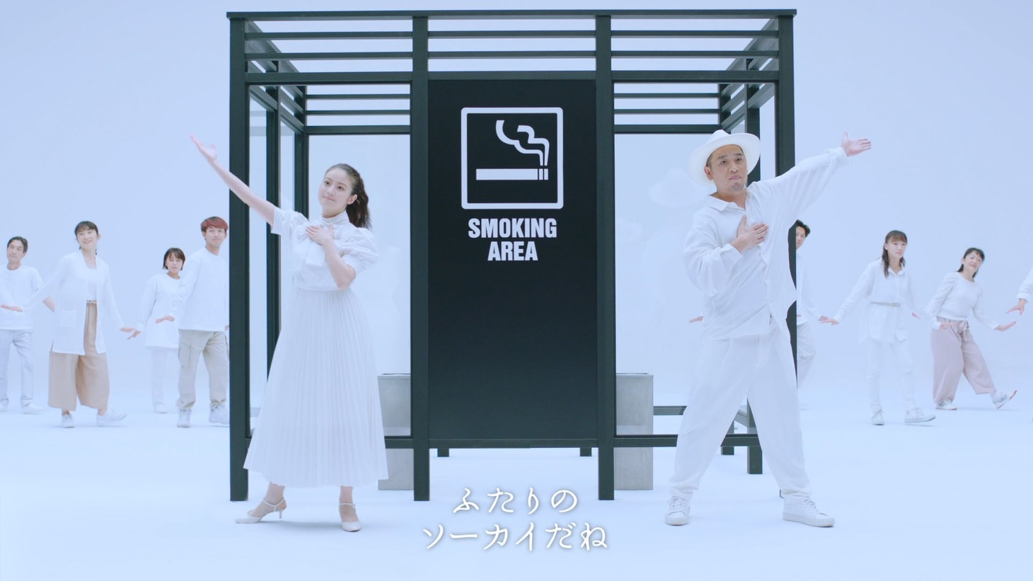 JTのキャンペーン動画「スーシャルミュージカル♪」編より。